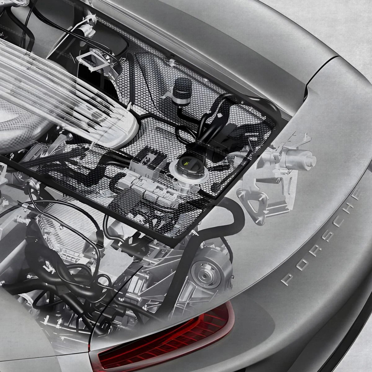 Дизайнерские фотообои по индивидуальному размеру Citydecor Technic (Porsche 918 Spyder) 45