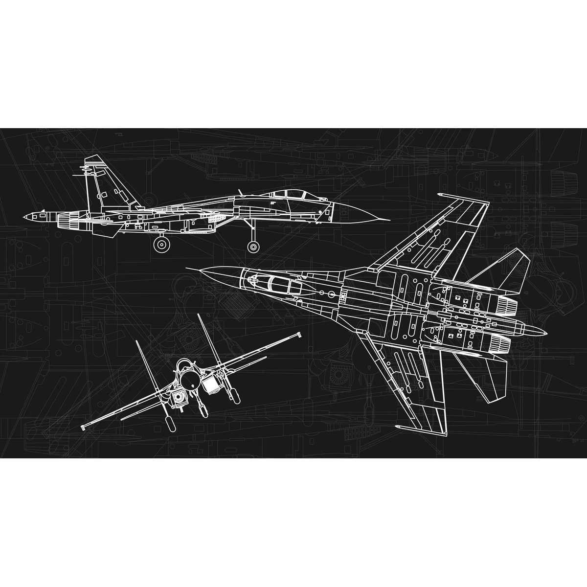 Фотообои на заказ по индивидуальному размеру Citydecor Technic 49