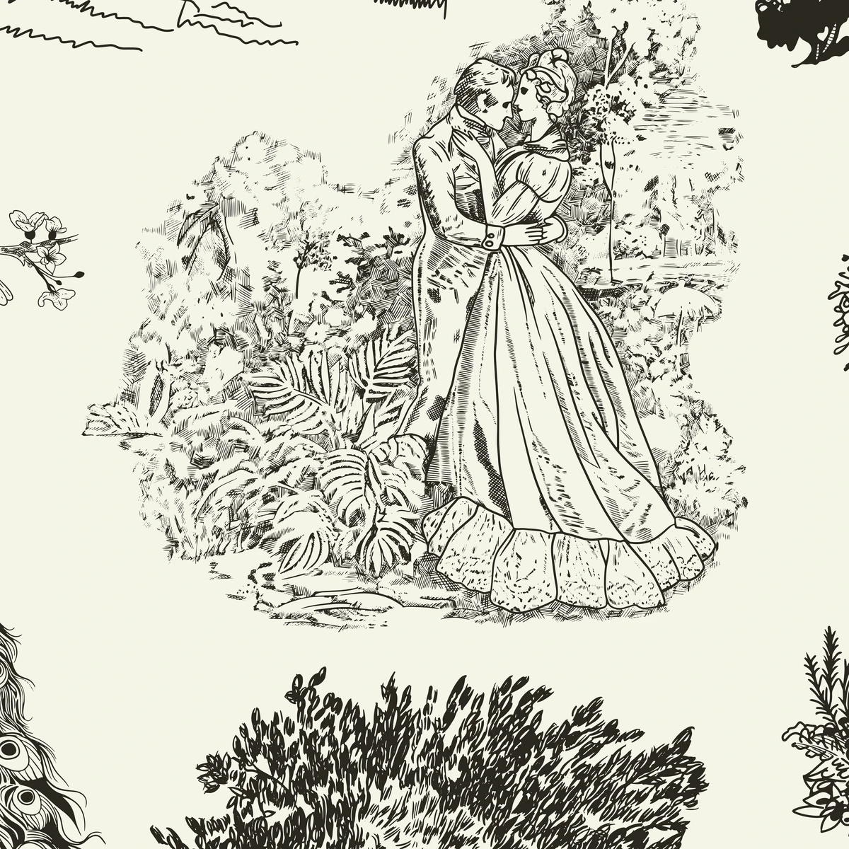 Фотообои на заказ по индивидуальному размеру Citydecor Туаль де Жуи 1