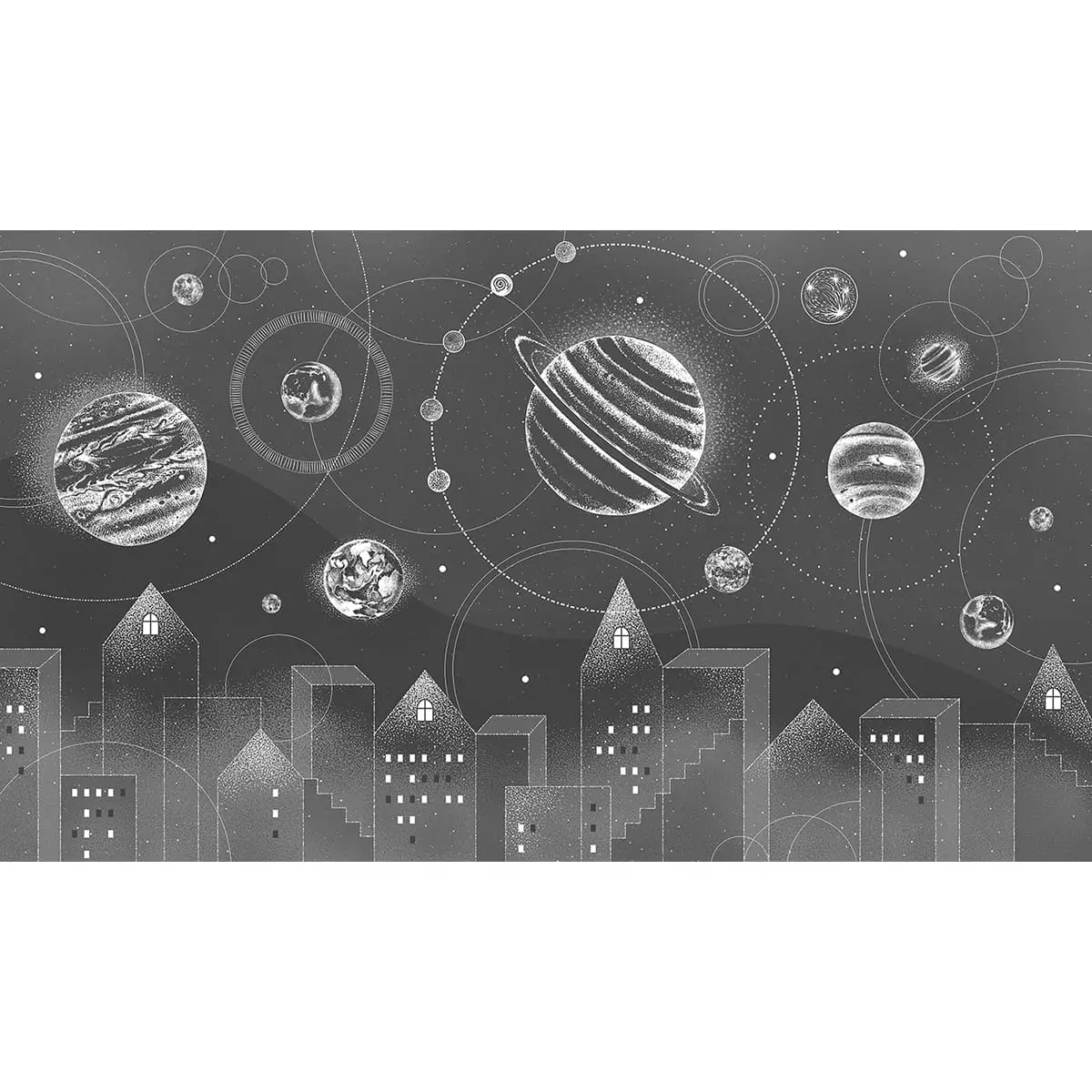 Дизайнерские фотообои по индивидуальному размеру Citydecor Universe 3