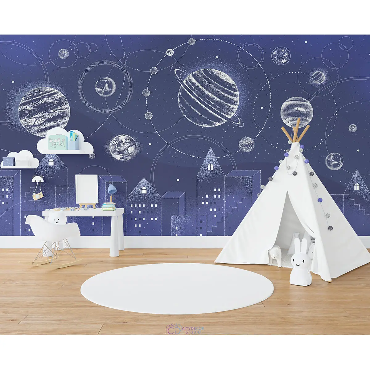 Дизайнерские фотообои по индивидуальному размеру Citydecor Universe 4