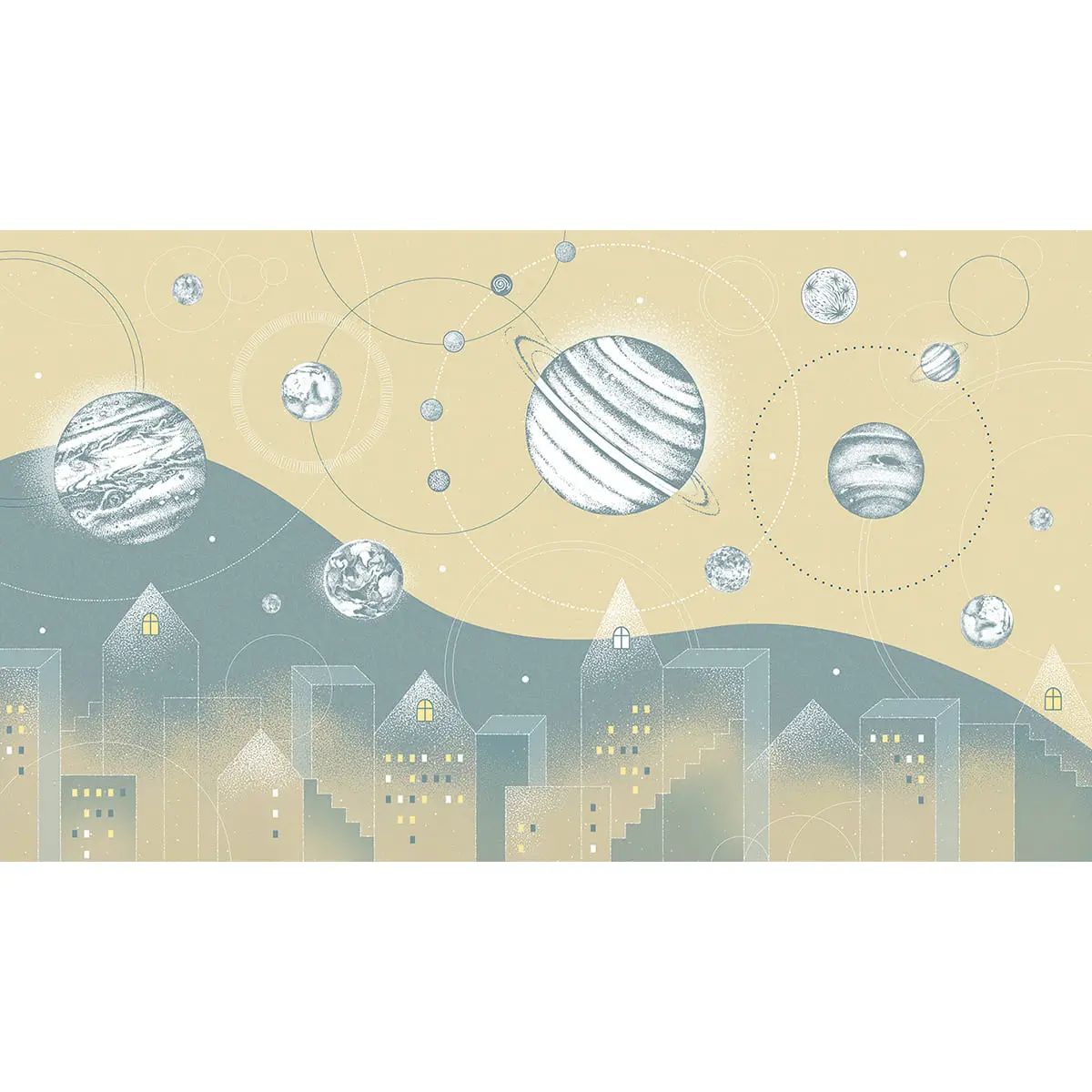 Дизайнерские фотообои по индивидуальному размеру Citydecor Universe 7