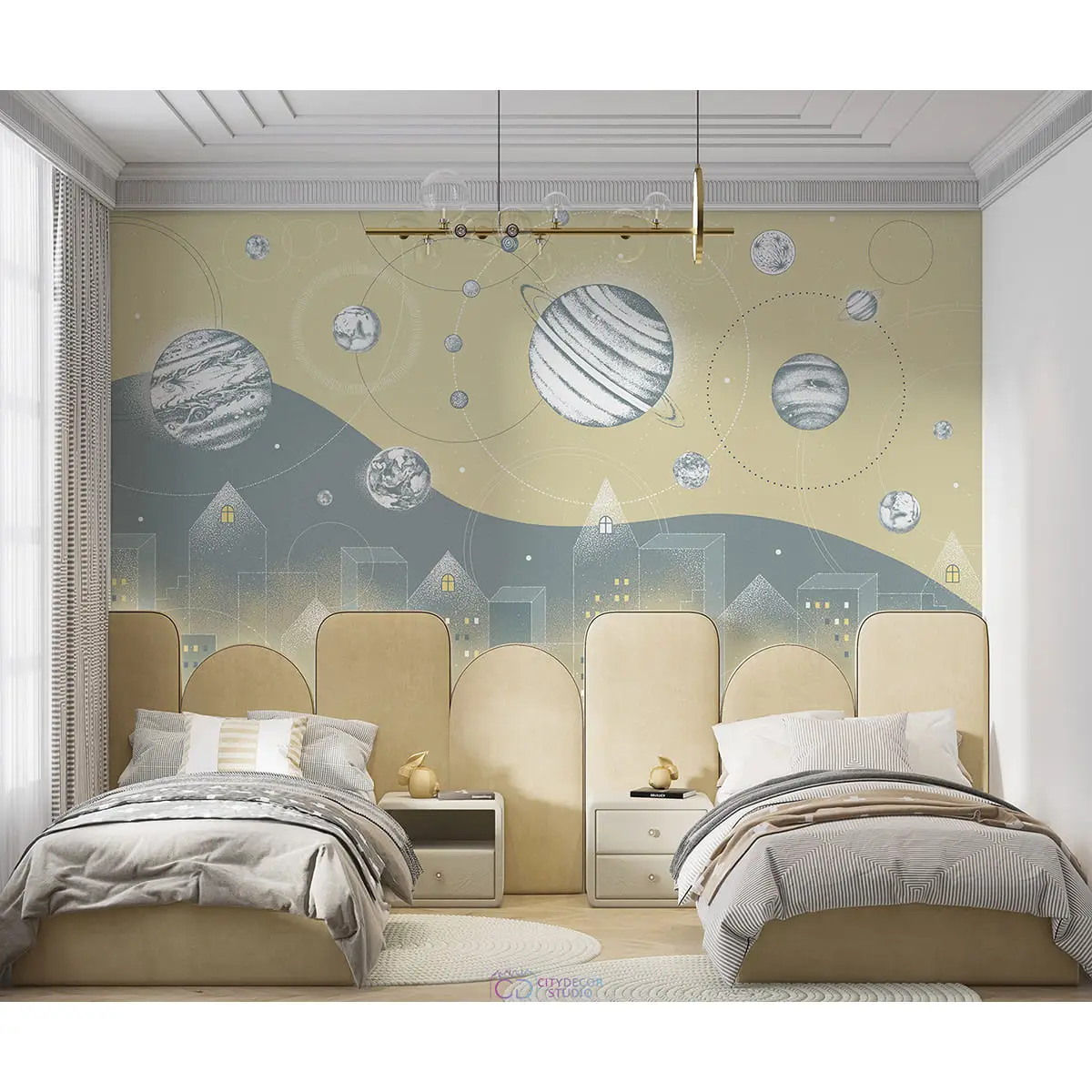 Дизайнерские фотообои по индивидуальному размеру Citydecor Universe 7