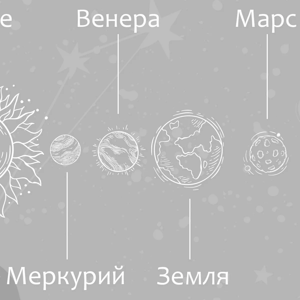 Дизайнерские фотообои по индивидуальному размеру Citydecor Universe 45