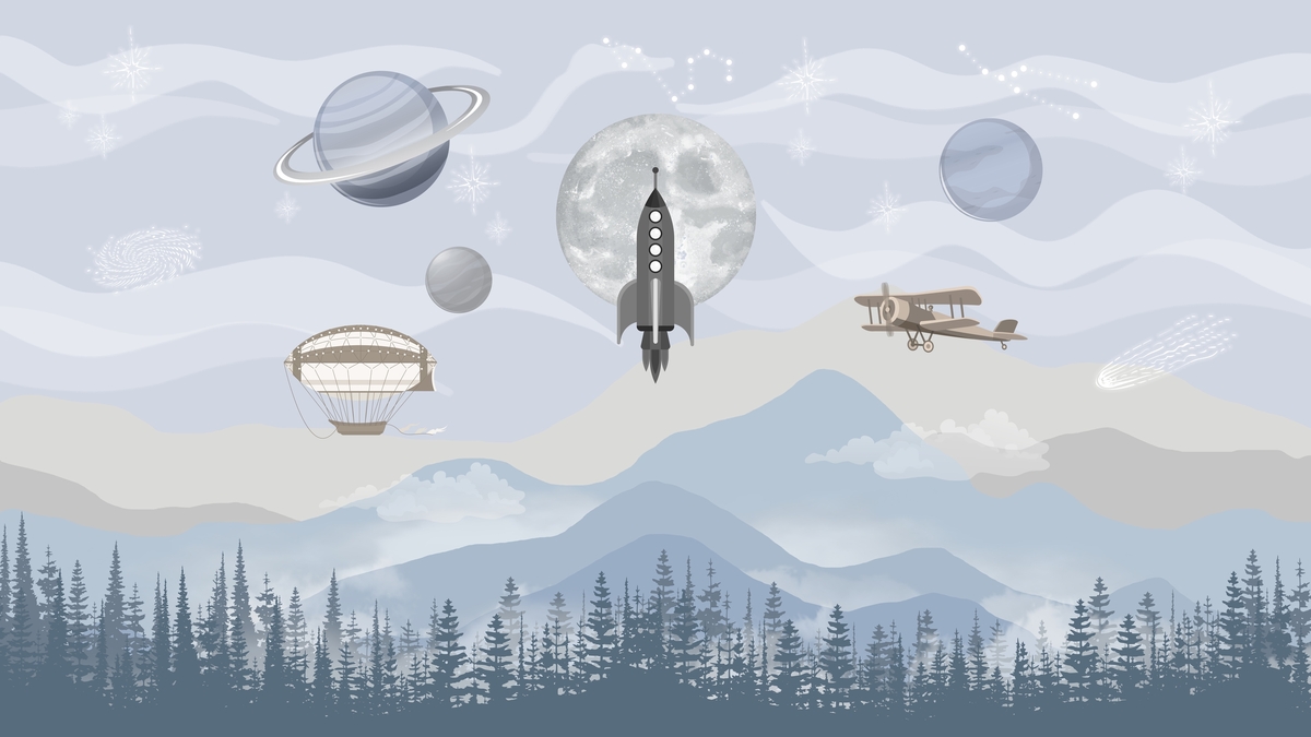 Фотообои на заказ по индивидуальному размеру Citydecor Universe 50