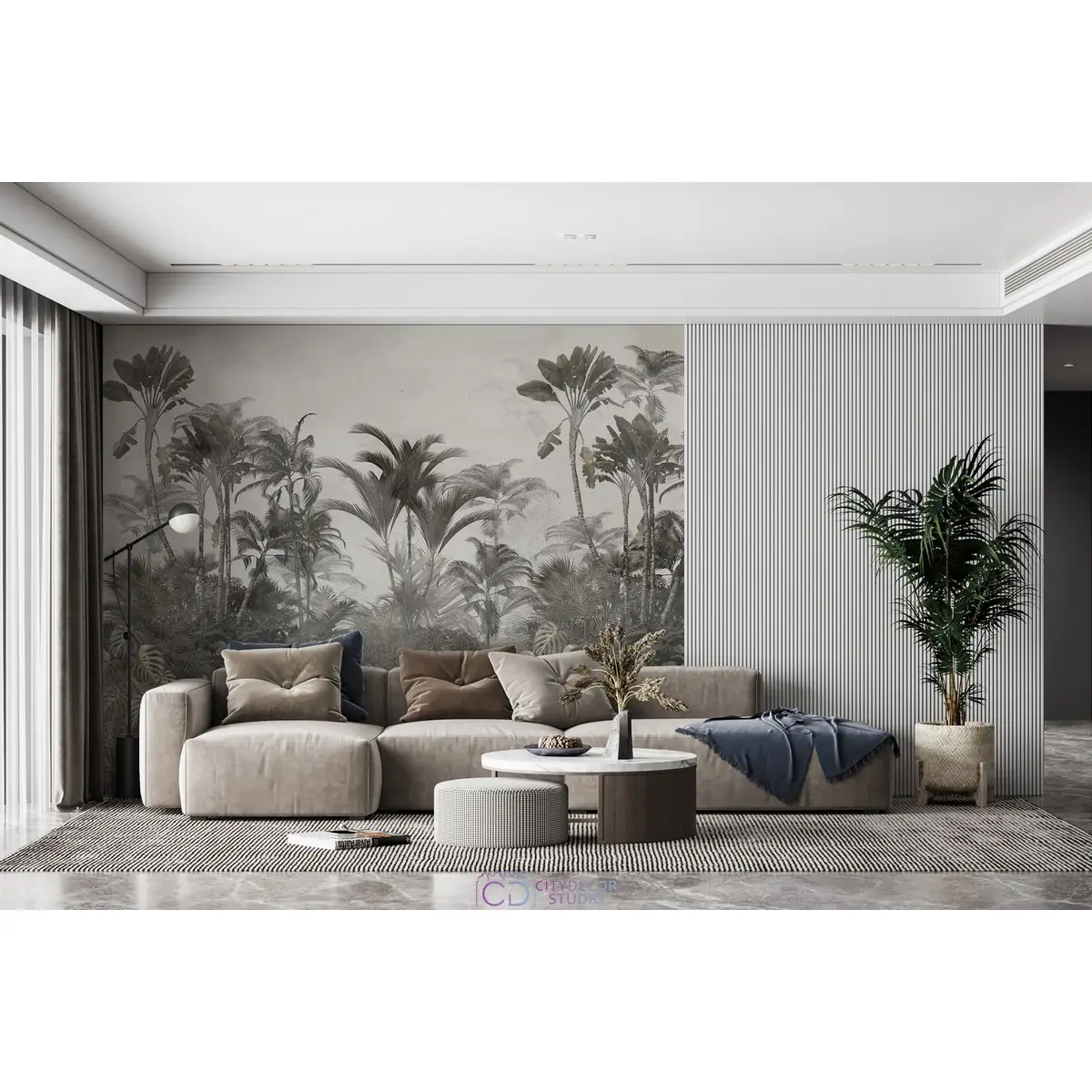 Фотообои на заказ по индивидуальному размеру Citydecor Знойные тропики 33
