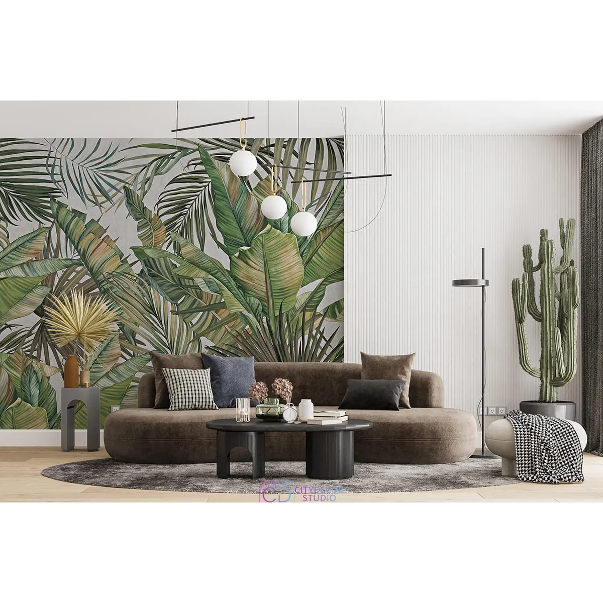Дизайнерские фотообои по индивидуальному размеру Citydecor Знойные тропики 43