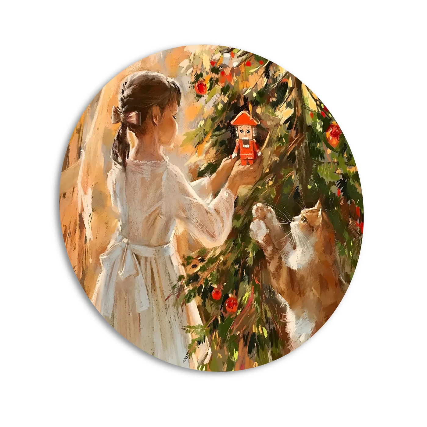 Картина-мегаборд круглая Citydecor New Year 1
