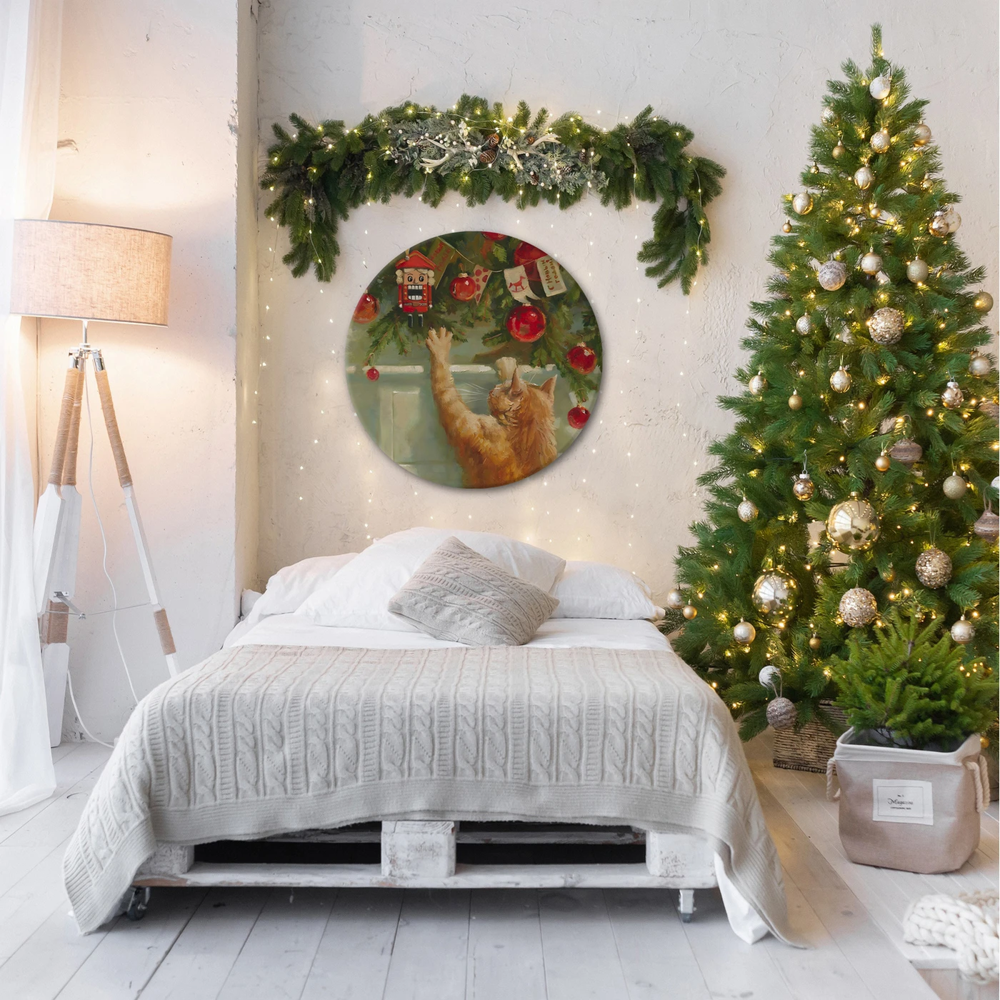 Картина-мегаборд круглая Citydecor New Year 3
