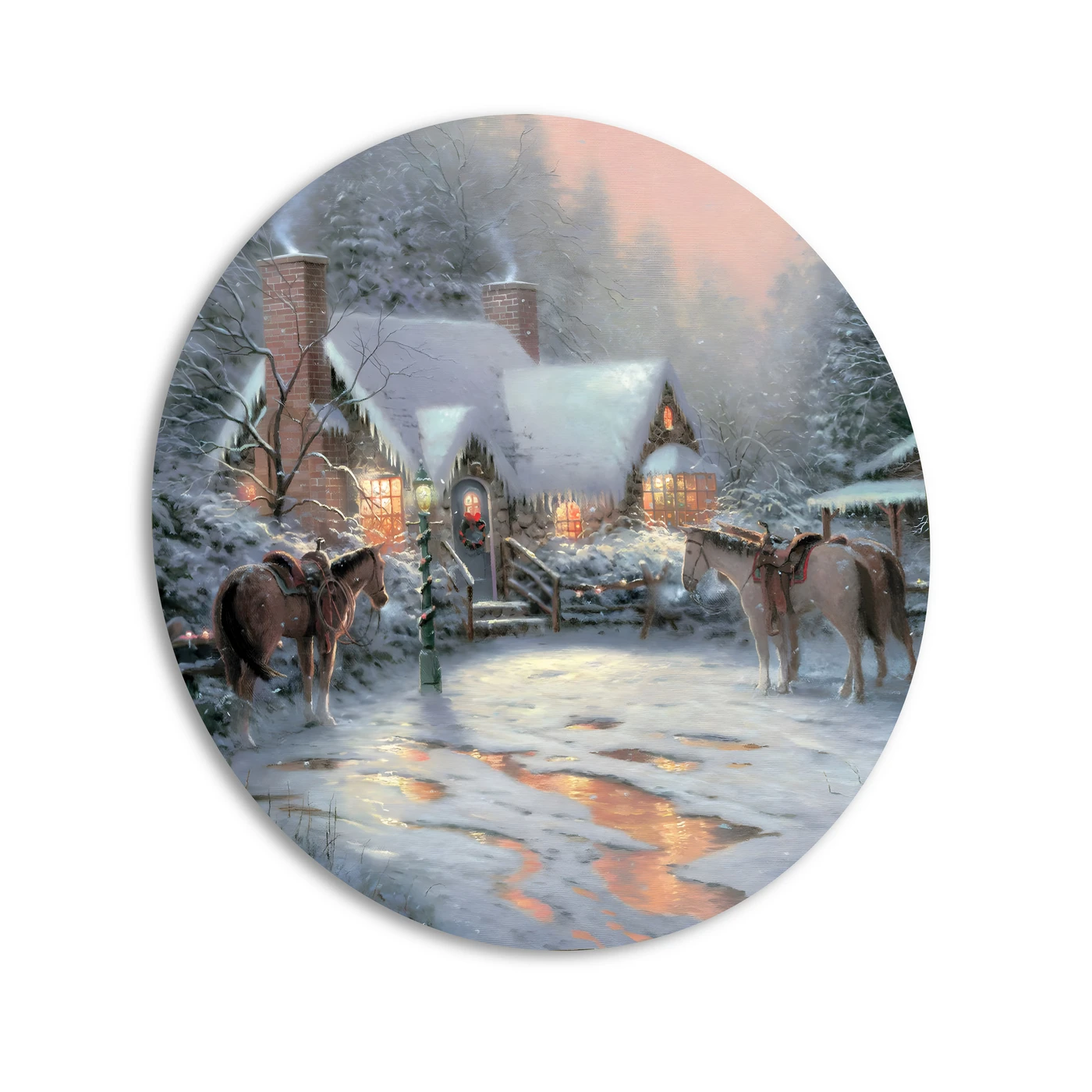 Картина-мегаборд круглая Citydecor New Year 4