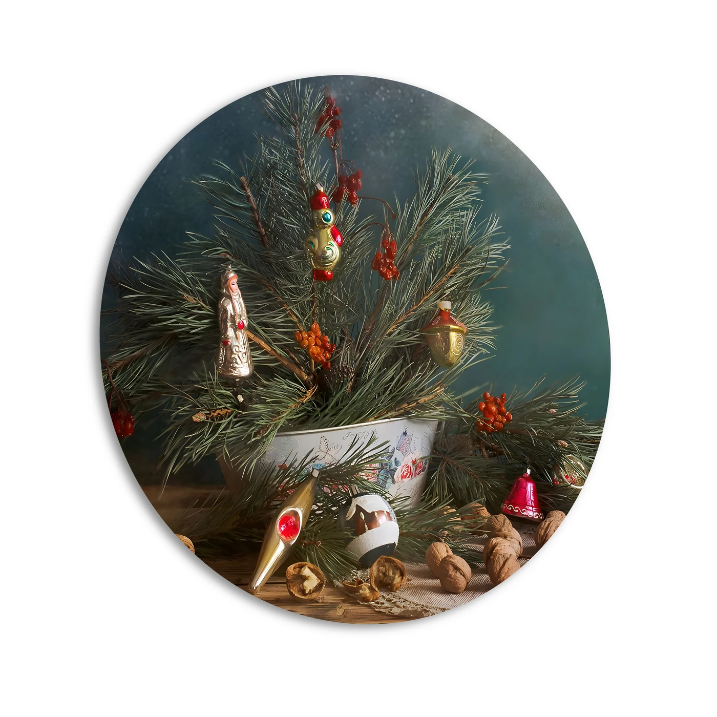 Картина-мегаборд круглая Citydecor New Year 5