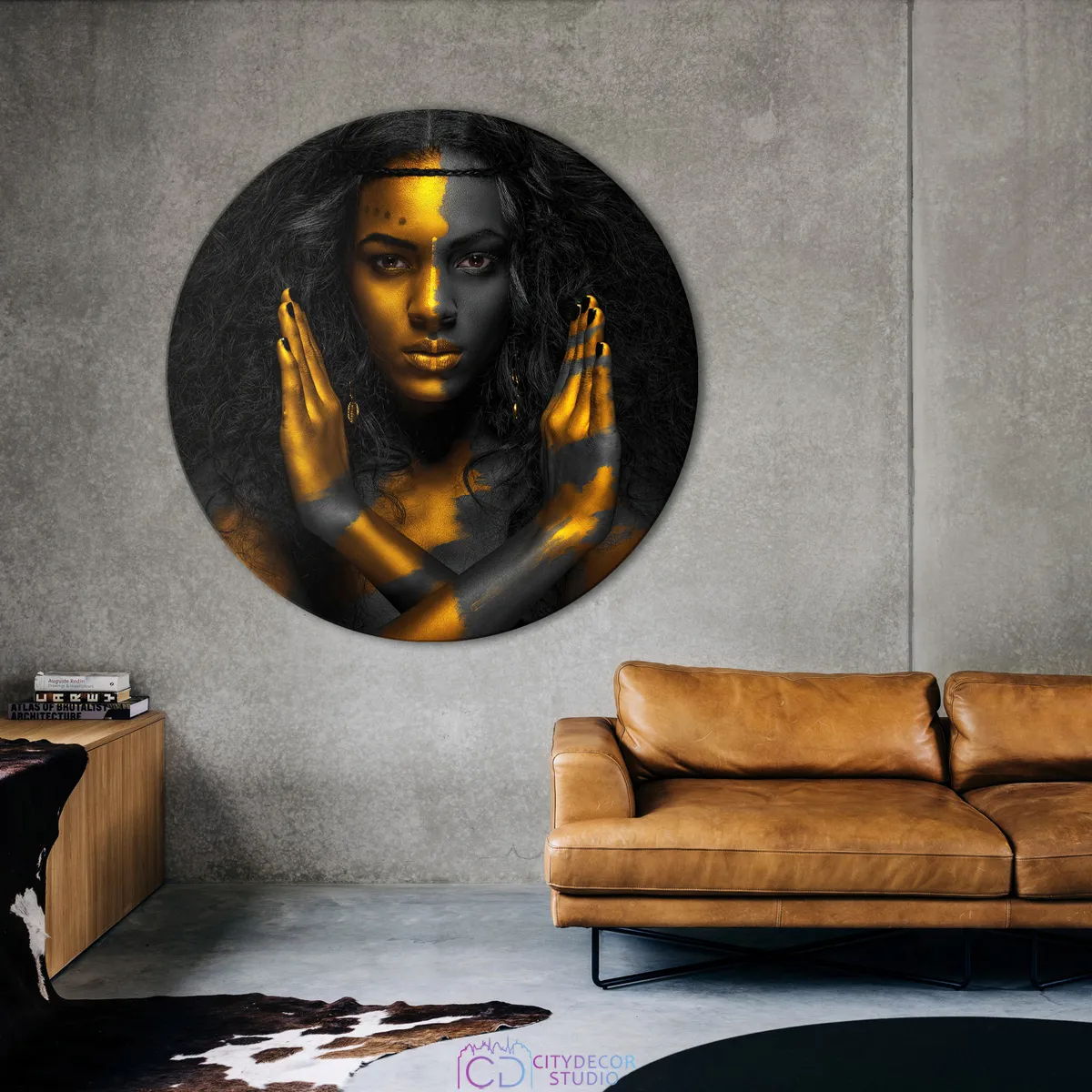 Картина-мегаборд круглая Citydecor Люди/Знаменитости 14
