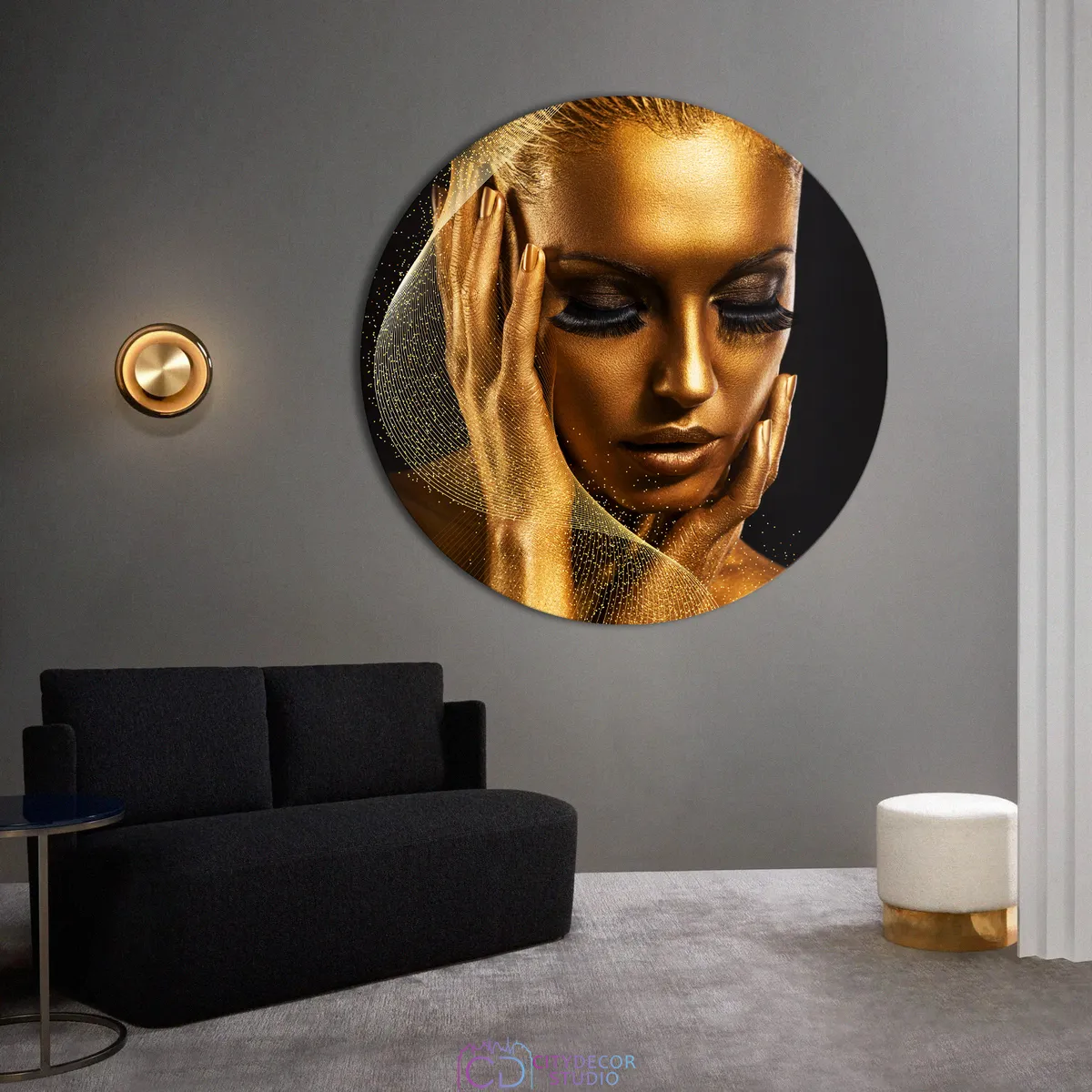 Картина-мегаборд круглая Citydecor Люди/Знаменитости 15