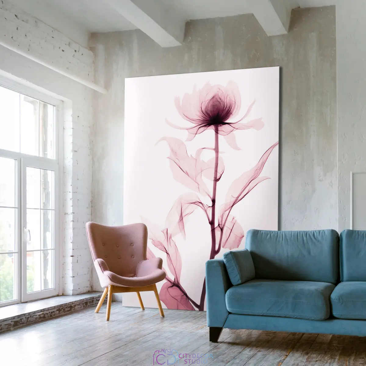 Картина-мегаборд Citydecor Flowers 4