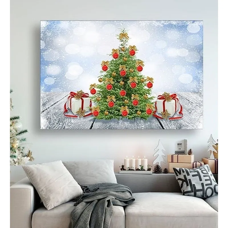 Модульная картина Citydecor Новый год арт. 1.148 (1 модуль) 60x90 см