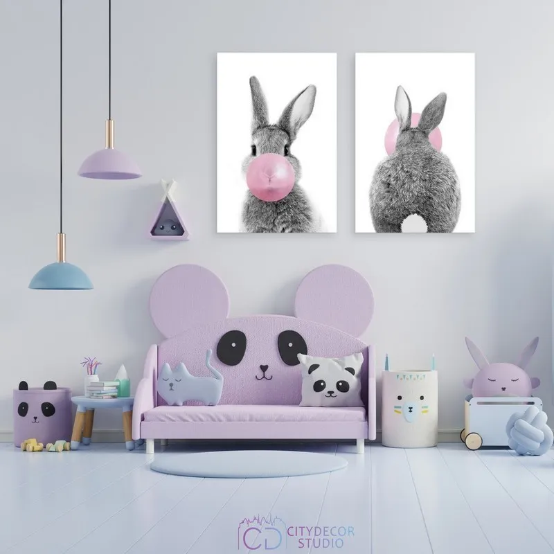 Модульная картина Citydecor Детская арт. 1.169 (2 модуля) 90x123 см