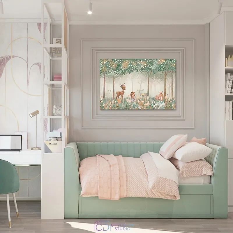 Модульная картина Citydecor Magic Forest арт. 1.171 (1 модуль) 60x90 см