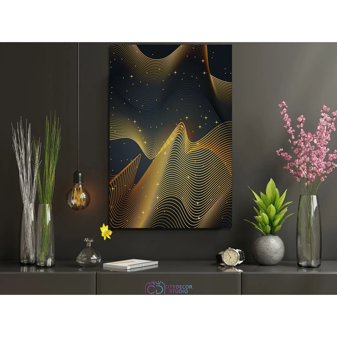 Модульная картина Citydecor Абстракция арт. 1.182 (1 модуль) 90x60 см