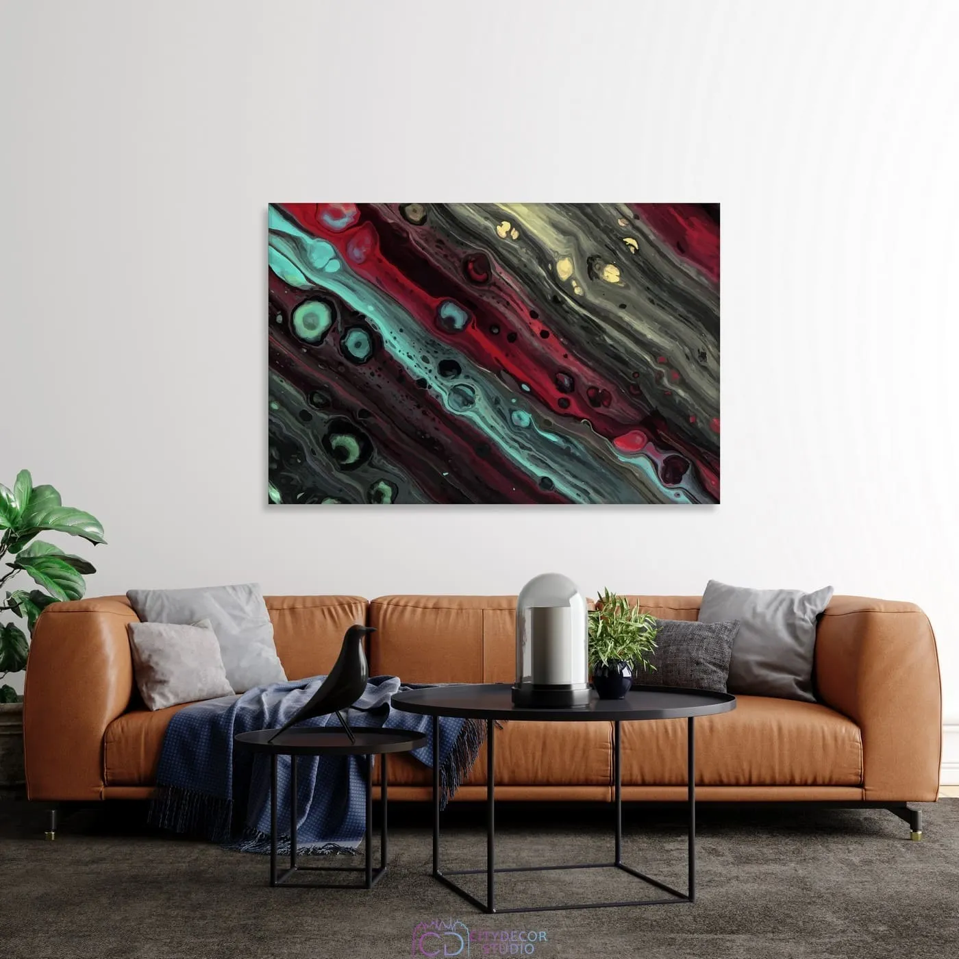 Модульная картина Citydecor Абстракция арт. 1.184 (1 модуль) 60x90 см