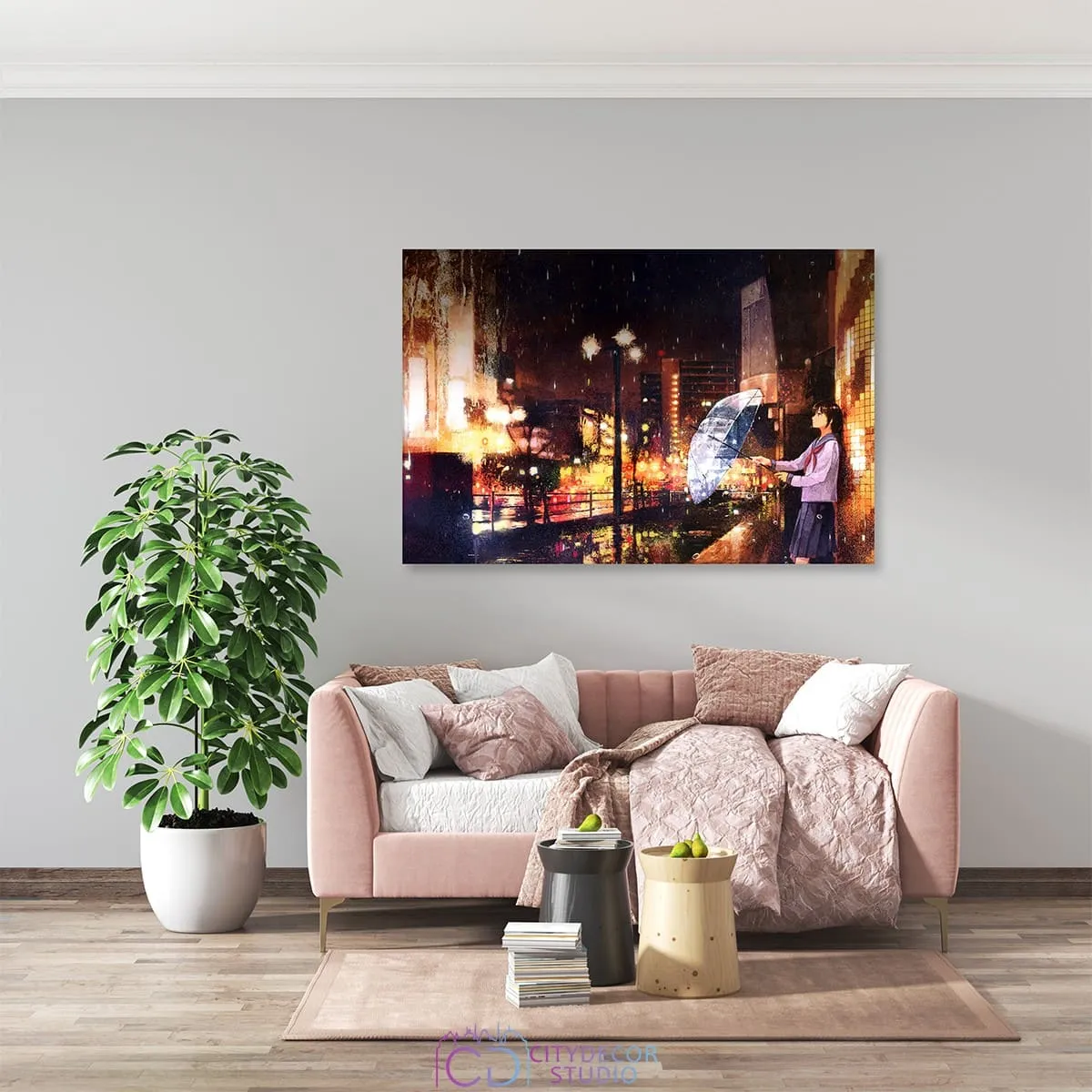 Модульная картина Citydecor Аниме арт. 1.190 (1 модуль) 60x90 см
