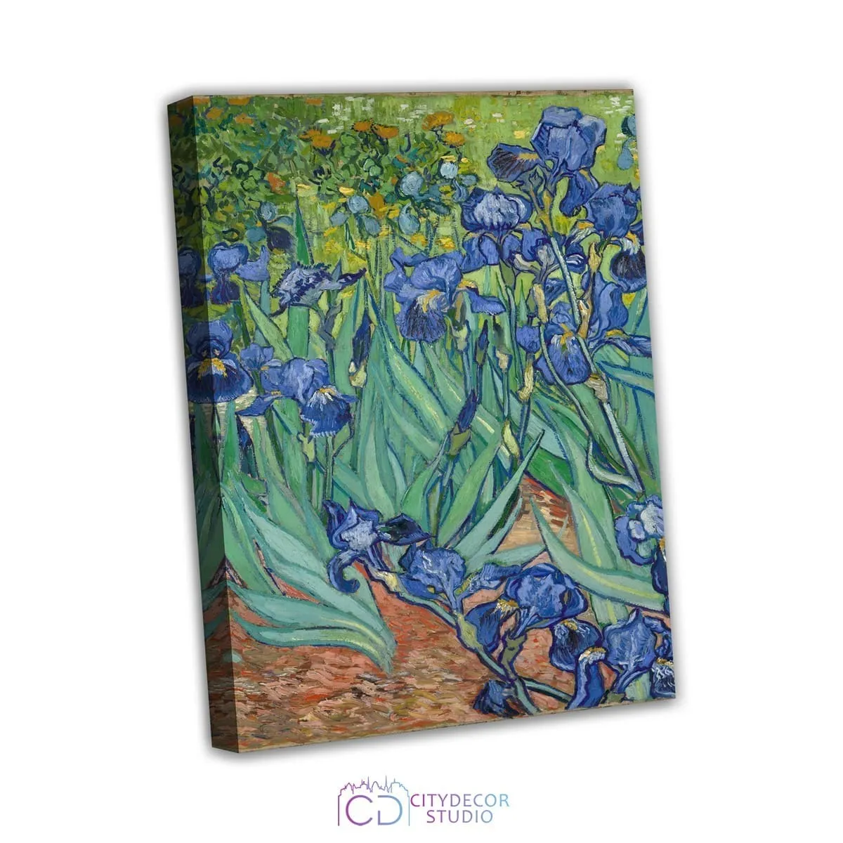Картина "Ирисы", Винсент ван Гог. Репродукция, арт. 1.195 (60x90 см)