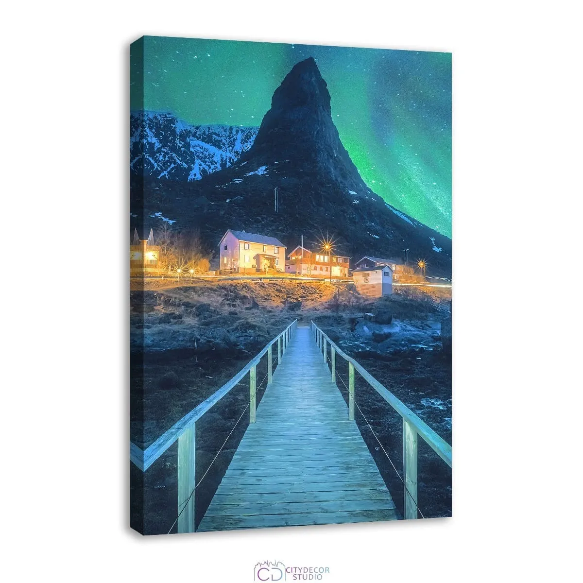 Модульная картина Citydecor Новый Год арт. 1.215 (1 модуль) 60x90 см