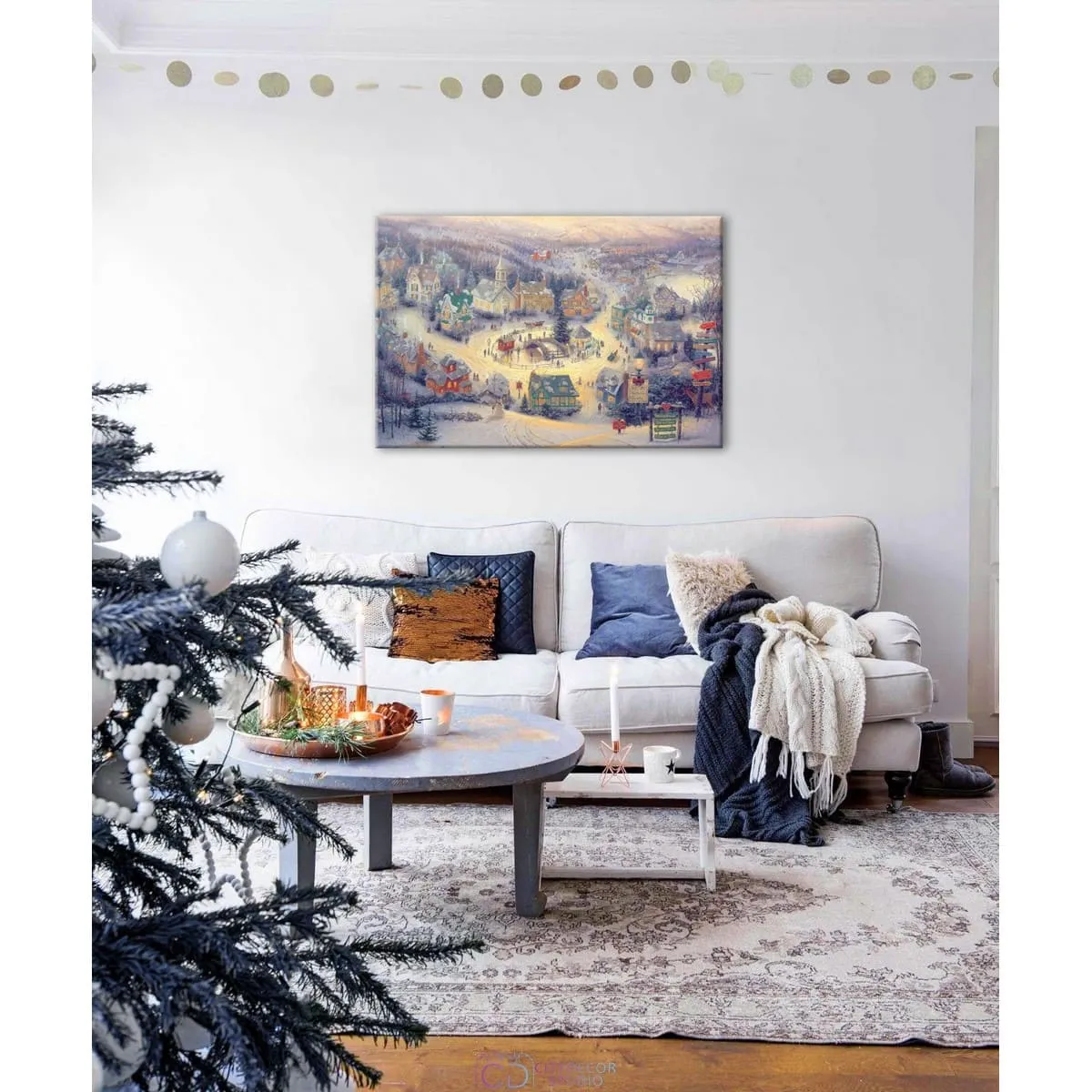 Модульная картина Citydecor Новый Год арт. 1.217 (1 модуль) 60x90 см