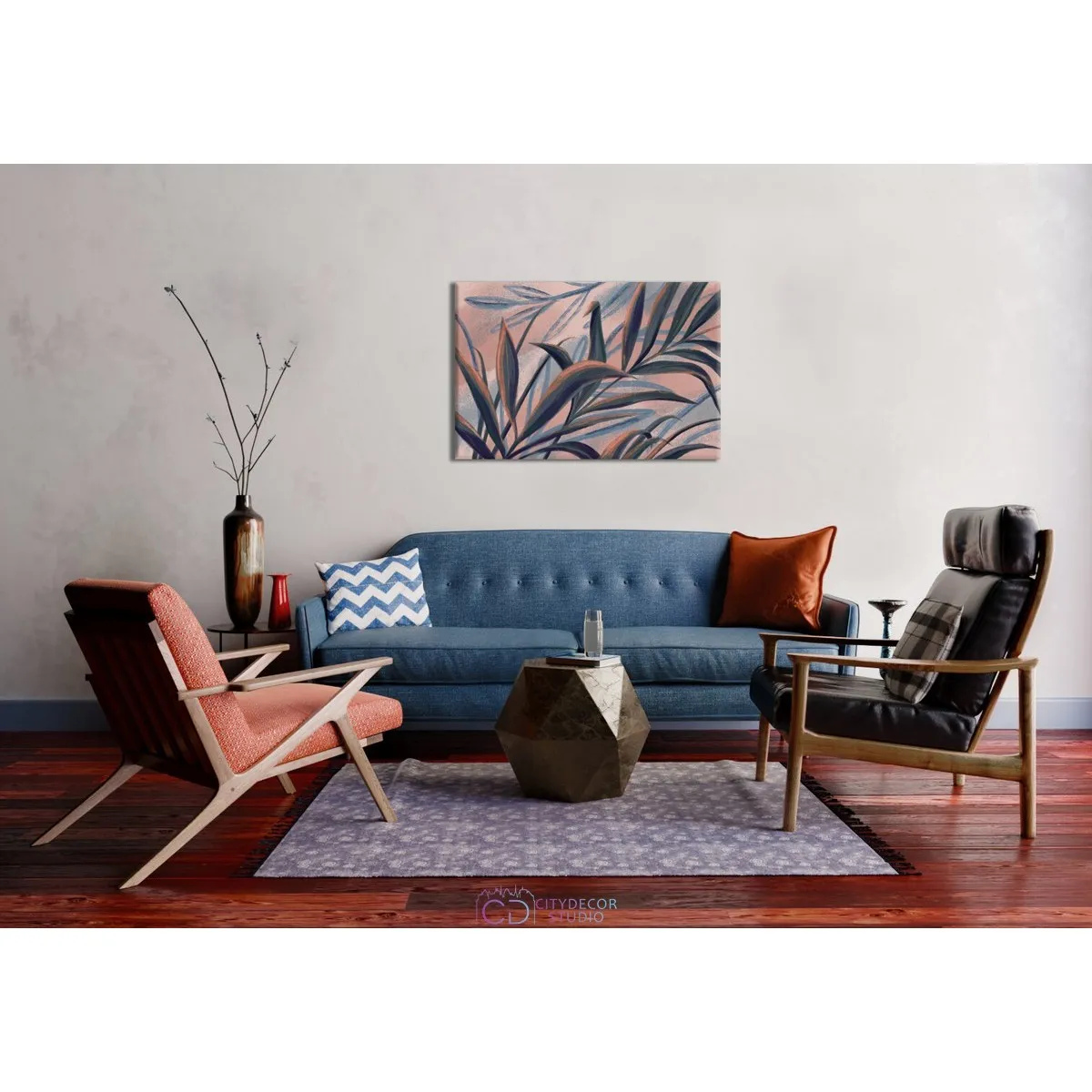Модульная картина Citydecor Sunset арт. 1.222 (1 модуль) 60x90 см