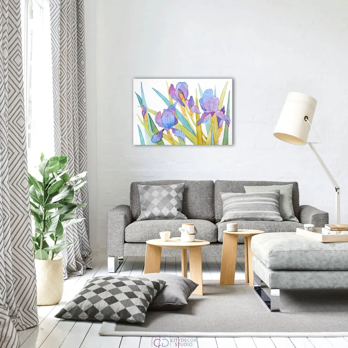 Модульная картина Citydecor Цветы/Растения арт.1.238 (1 модуль) 60x90 см