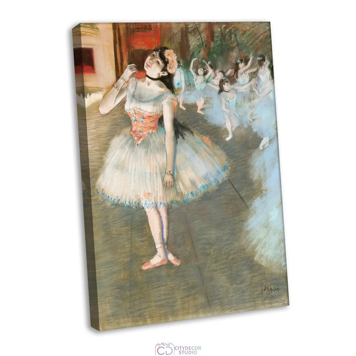 Модульная картина Citydecor "Звезда", Эдгар Дэга. Репродукция, арт. 1.255 (1 модуль) 60x90 см