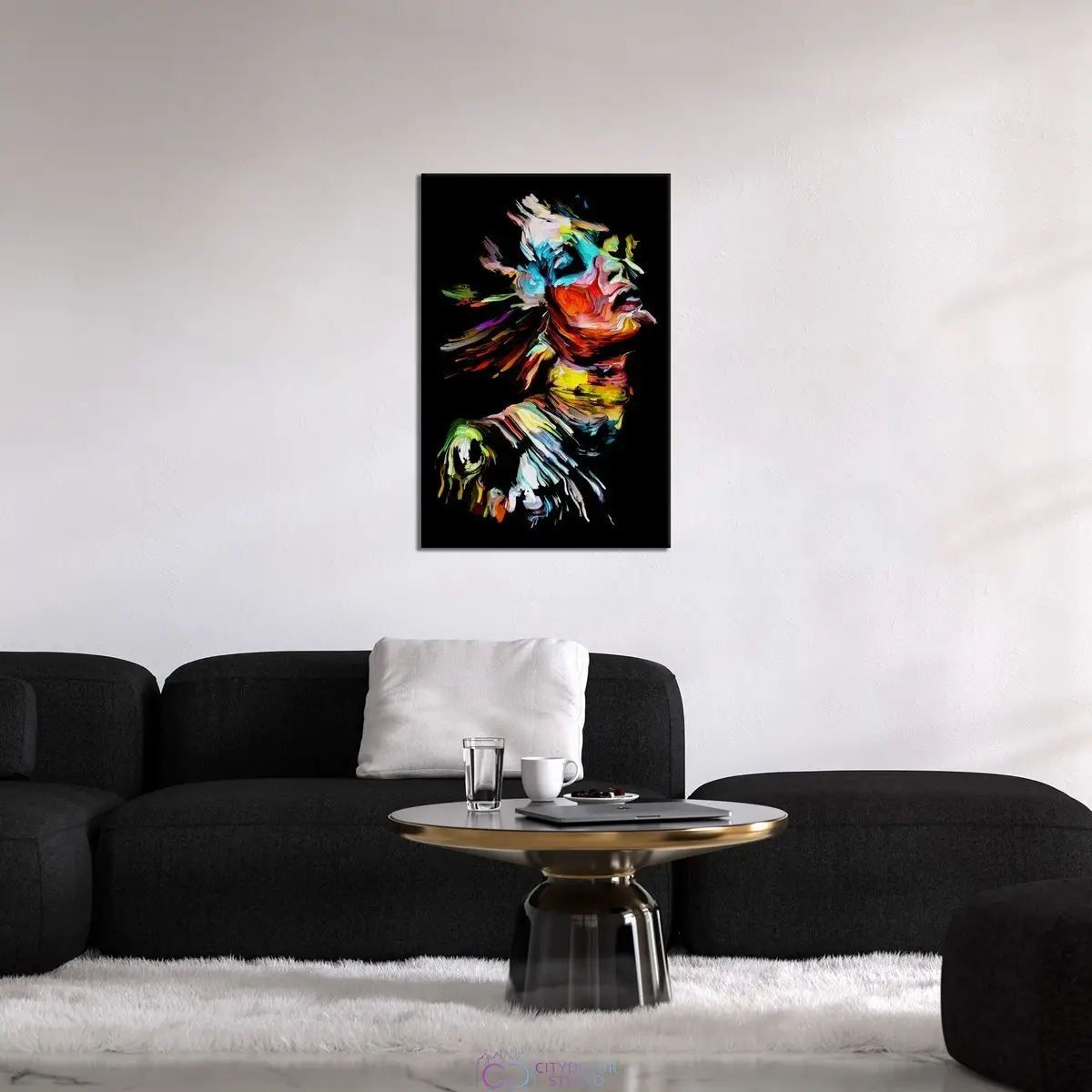 Модульная картина Citydecor Абстракция арт. 1.290 (1 модуль) 60x90 см