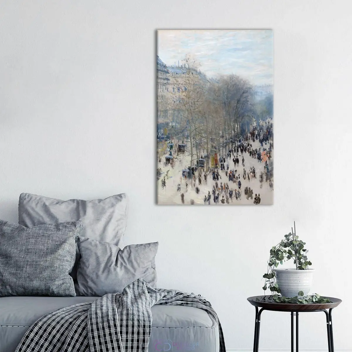 Модульная картина Citydecor "Бульвар Капуцинок", Клод Моне. Репродукция, арт. 1.291 (1 модуль) 60x90 см