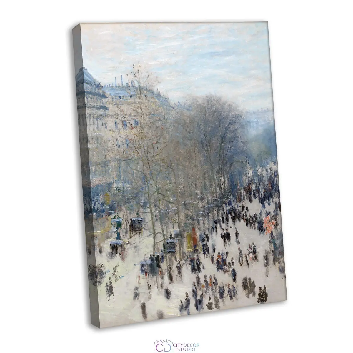 Модульная картина Citydecor "Бульвар Капуцинок", Клод Моне. Репродукция, арт. 1.291 (1 модуль) 60x90 см