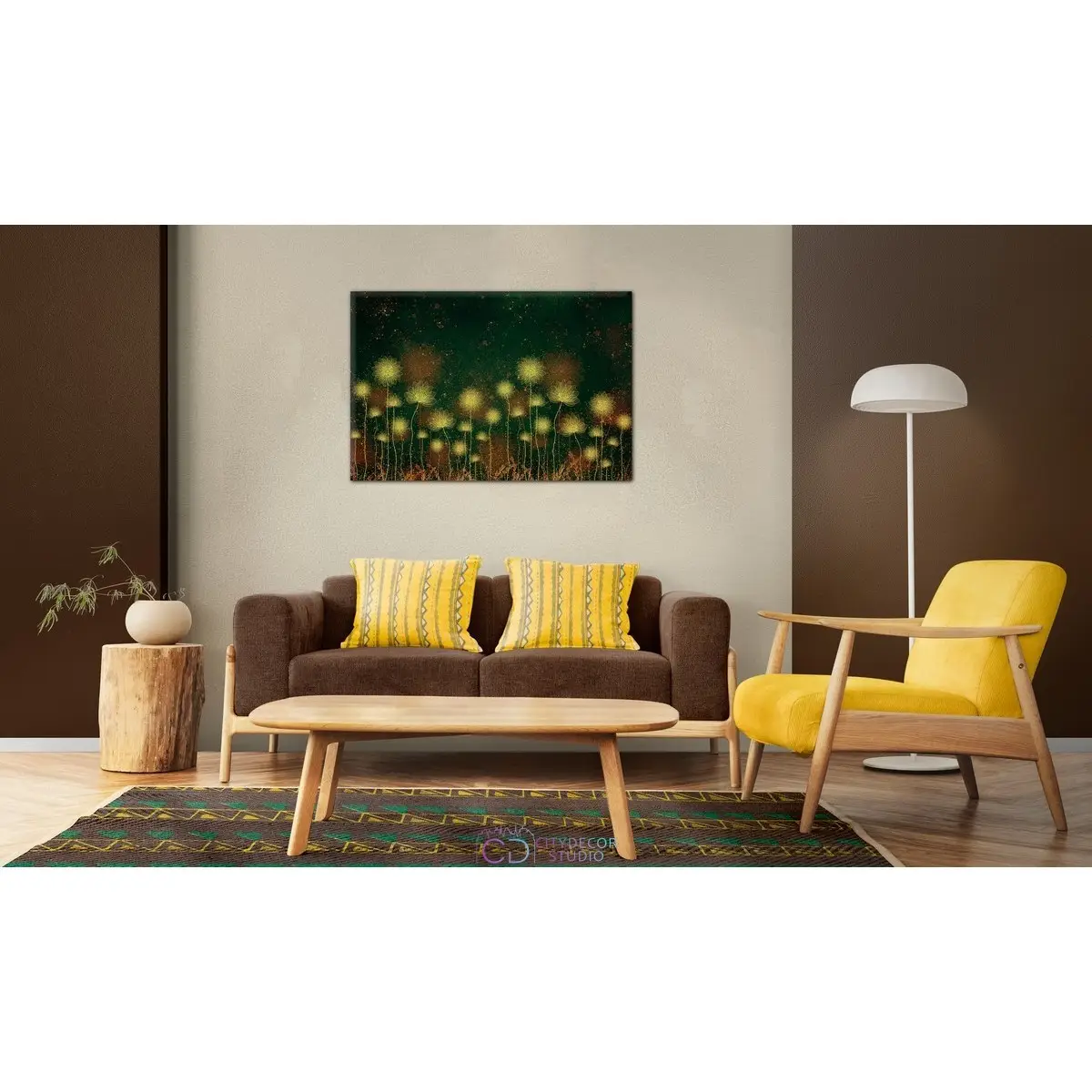 Дизайнерская модульная картина Citydecor Невесомость арт. 1.301 (1 модуль) 60x90 см