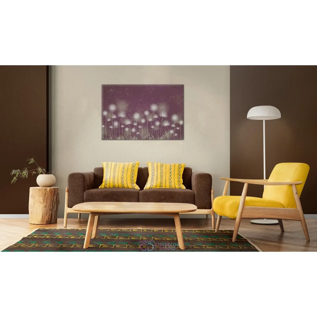 Дизайнерская модульная картина Citydecor Невесомость арт. 1.305 (1 модуль) 60x90 см
