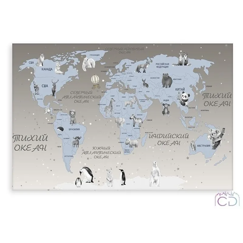 Модульная картина Citydecor Детская арт. 1.32 (1 модуль) 60x90 см