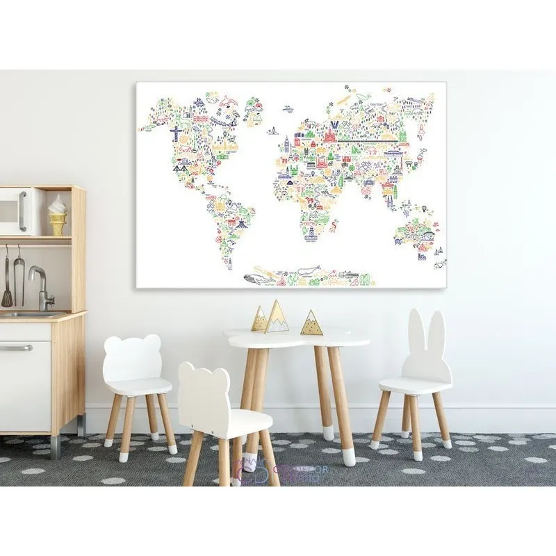 Модульная картина Citydecor Детская арт. 1.34 (1 модуль) 60x90 см