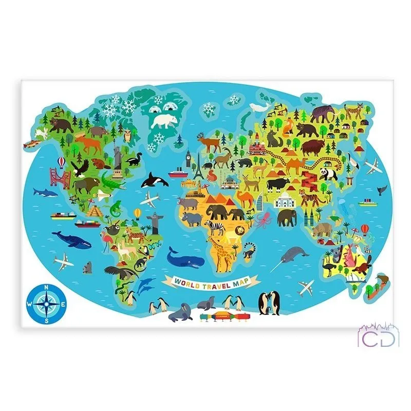 Модульная картина Citydecor Детская арт. 1.35 (1 модуль) 60x90 см