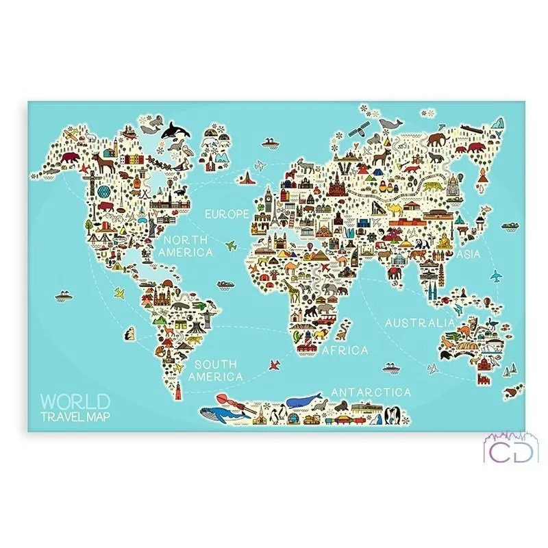 Модульная картина Citydecor Детская арт. 1.36 (1 модуль) 60x90 см