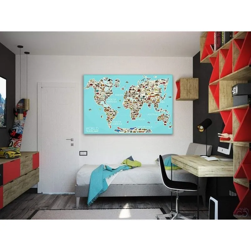 Модульная картина Citydecor Детская арт. 1.36 (1 модуль) 60x90 см
