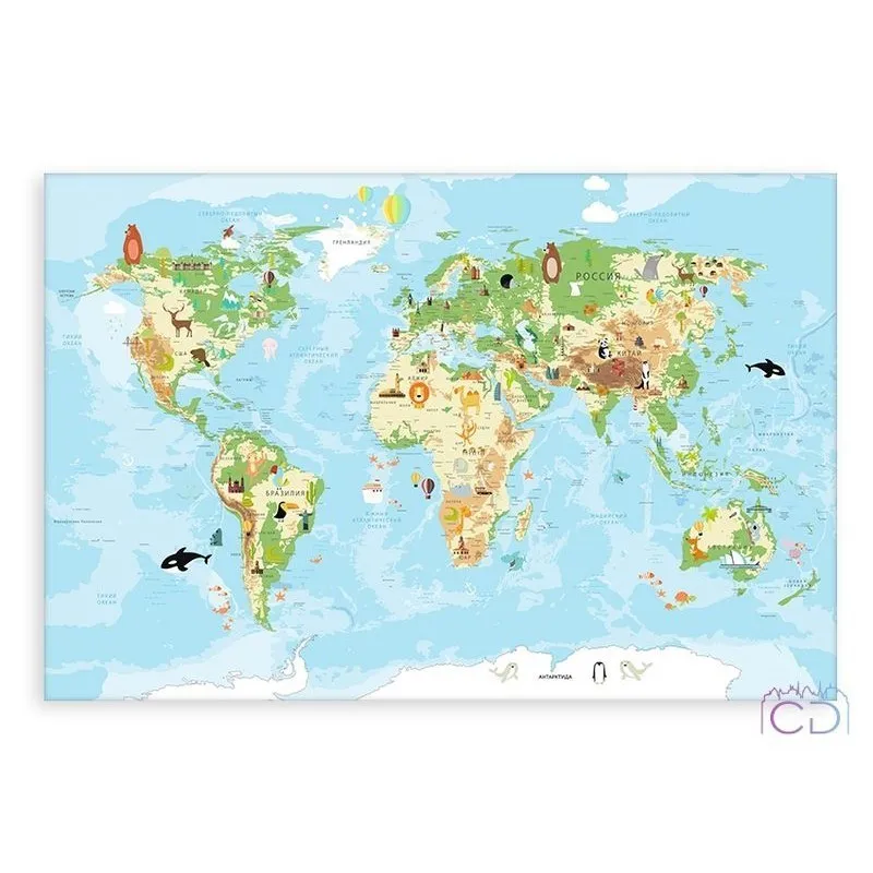 Модульная картина Citydecor Детская арт. 1.38 (1 модуль) 60x90 см