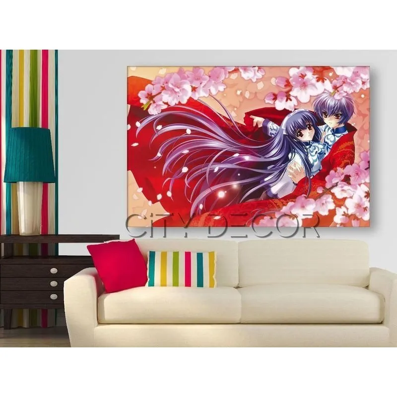 Модульная картина Citydecor Аниме арт. 1.44 (1 модуль) 60x90 см