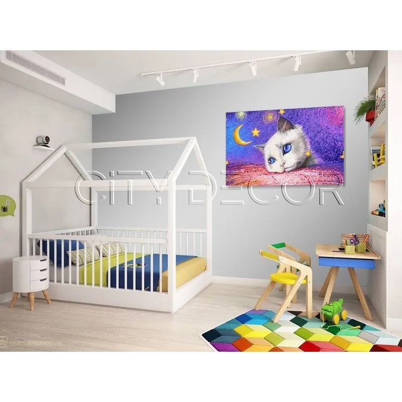 Модульная картина Citydecor Детская арт. 1.56 (1 модуль) 60x90 см