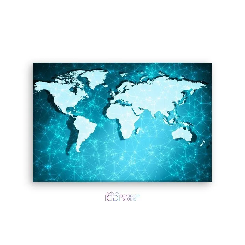 Модульная картина Citydecor Карты арт. 1.71 (1 модуль) 60x90 см