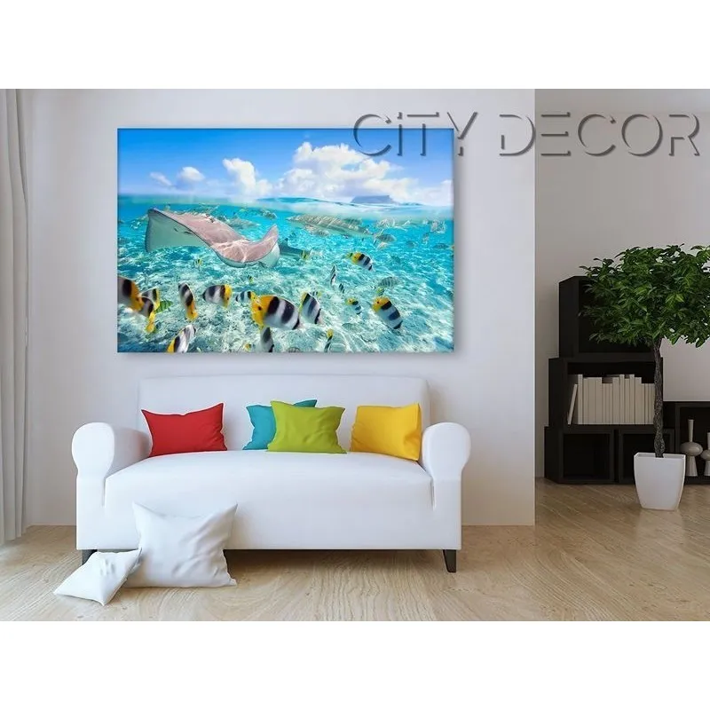 Модульная картина Citydecor Море/Водопады арт. 1.76 (1 модуль) 60x90 см
