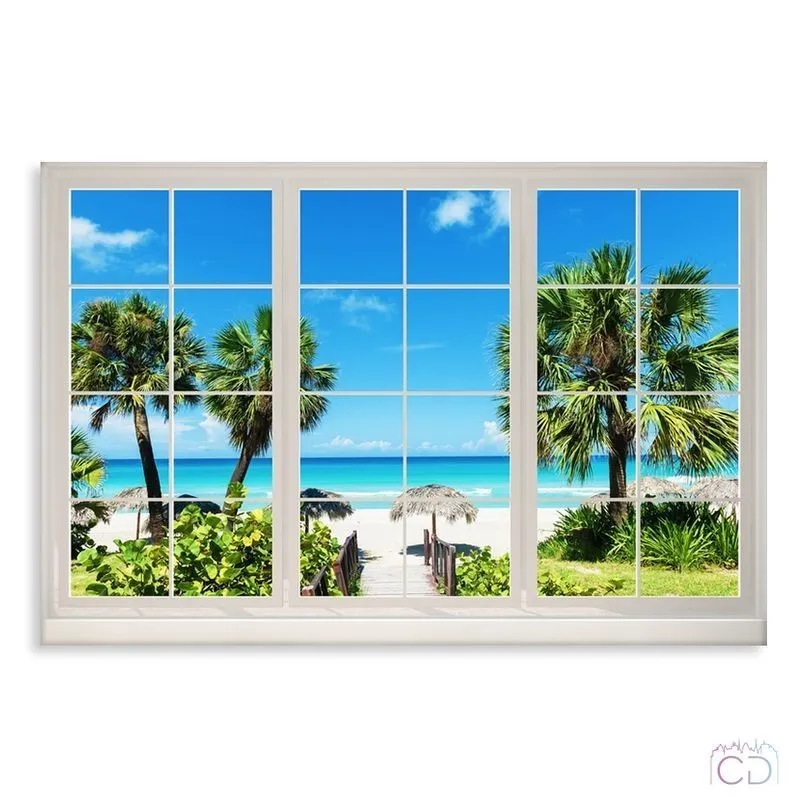 Модульная картина Citydecor Море/Водопады арт. 1.80 (1 модуль) 60x90 см