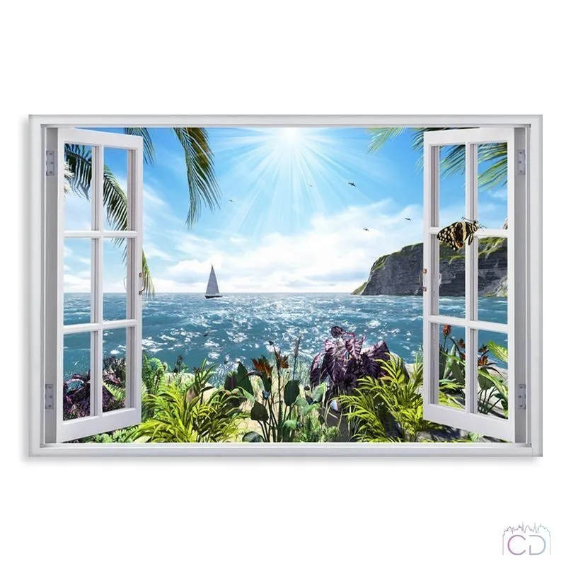 Модульная картина Citydecor Море/Водопады арт. 1.81 (1 модуль) 60x90 см