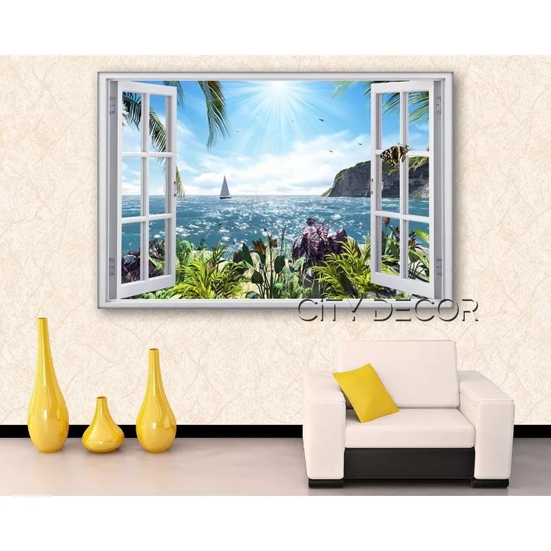 Модульная картина Citydecor Море/Водопады арт. 1.81 (1 модуль) 60x90 см