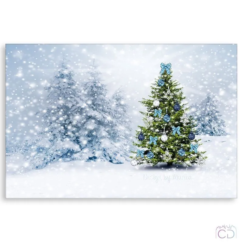 Модульная картина Citydecor Новый год арт. 1.87 (1 модуль) 60x90 см