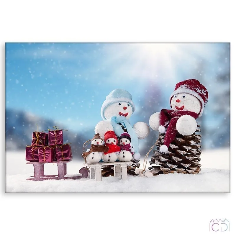 Модульная картина Citydecor Новый год арт. 1.92 (1 модуль) 60x90 см